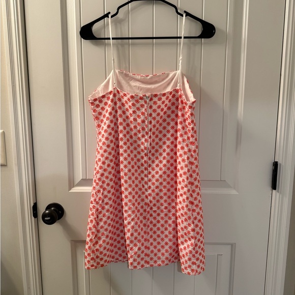 Orange and White floral mini sundress - Picture 2 of 4